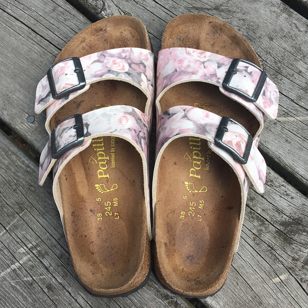 CURRENTLY ON HOLD. NOT FOR SALEFloral Birkenstocks
